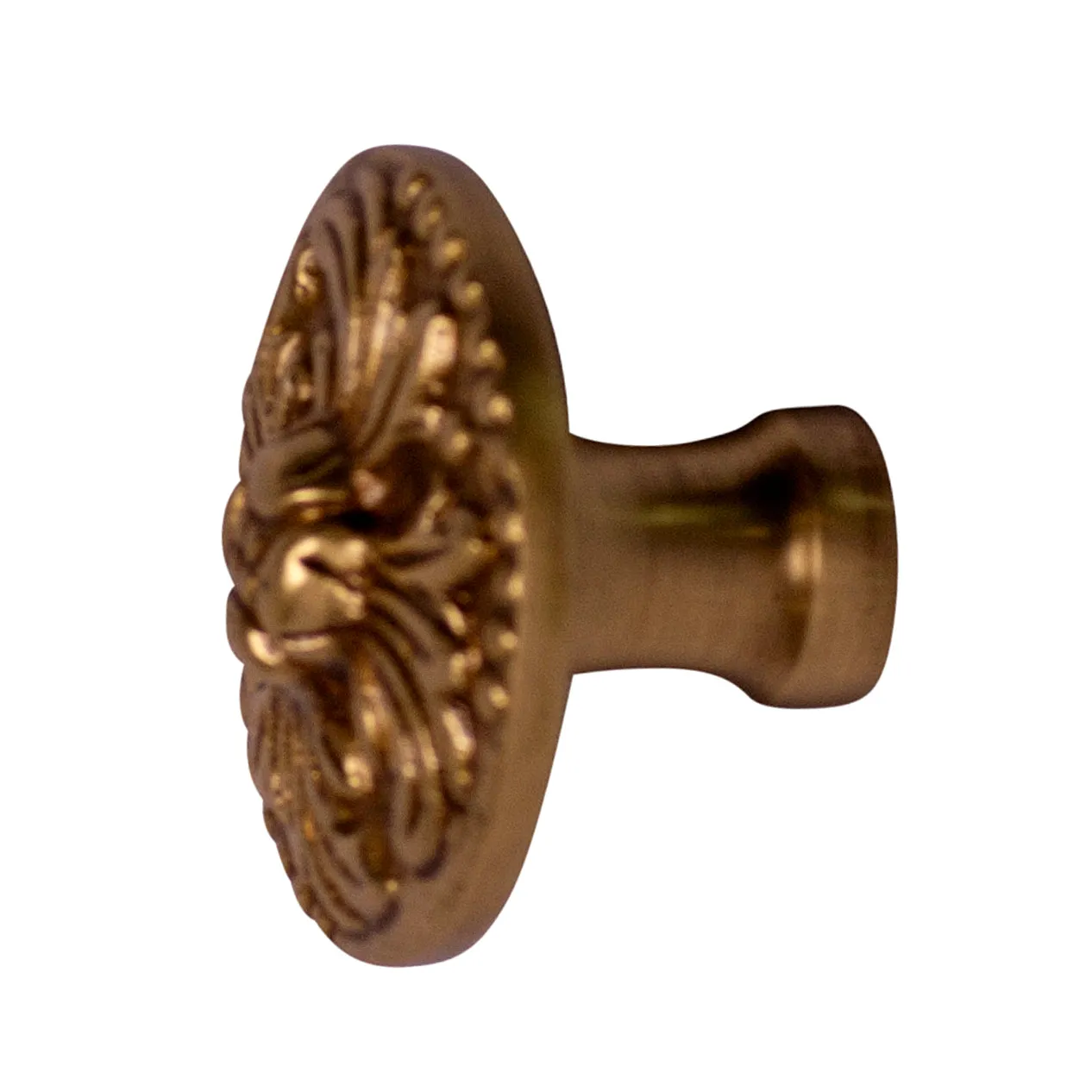 1 1/2 Inch Polished Brass Rococo Cabinet Knob (Several Finishes Available)