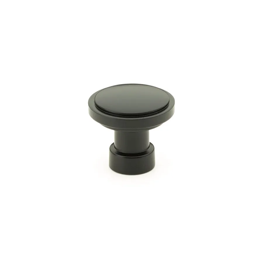 1 1/4 Inch Solid Brass Round Haydon Cabinet & Furniture Knob