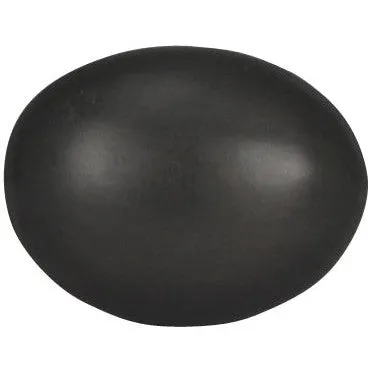 1 1/4 Inch Solid Brass Traditional Egg Shaped Knob (Oil Rubbed Bronze Finish)