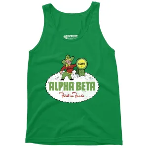 Alpha Beta Retro - Unisex Tank Top