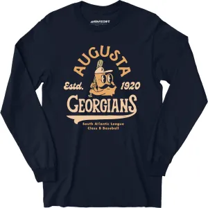 Augusta Georgians - Georgia - Vintage Defunct Baseball Teams - Long Sleeve T-Shirt