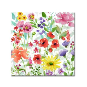 Barb's Garden Paper Beverage Napkins