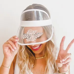 Best Weekend Ever Retro Sun Visors