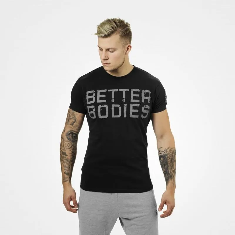 Better Bodies Basic Logo Tee - Black