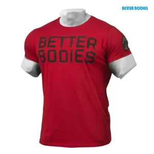 Better Bodies Basic Logo Tee - Jester Red