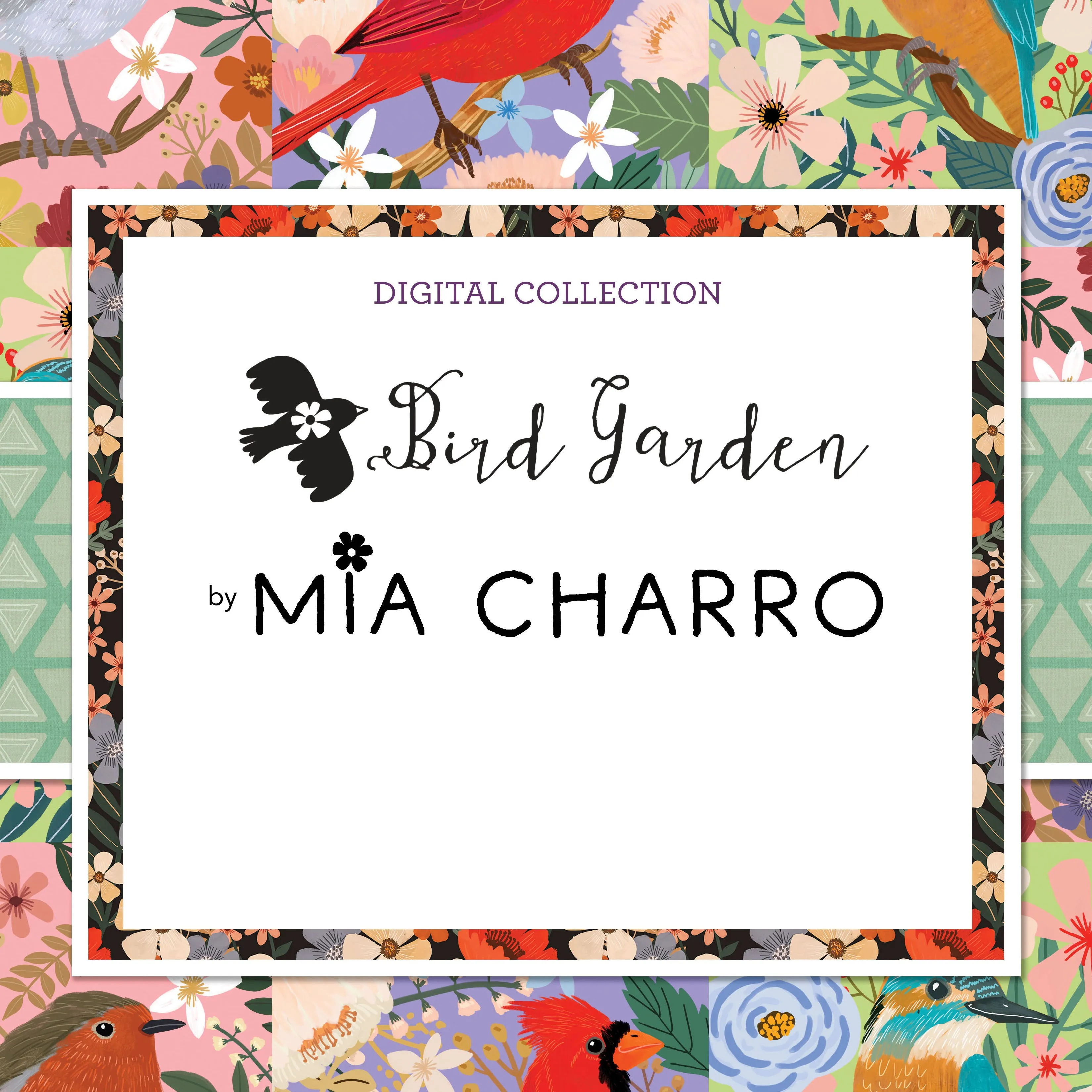 Bird Garden - Monica Slate by Mia Charro for Free Spirit