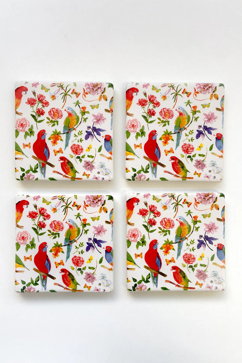 Ceramic Coasters - Parrot