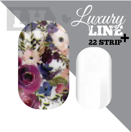 Deep Floral Charm Nail Wraps