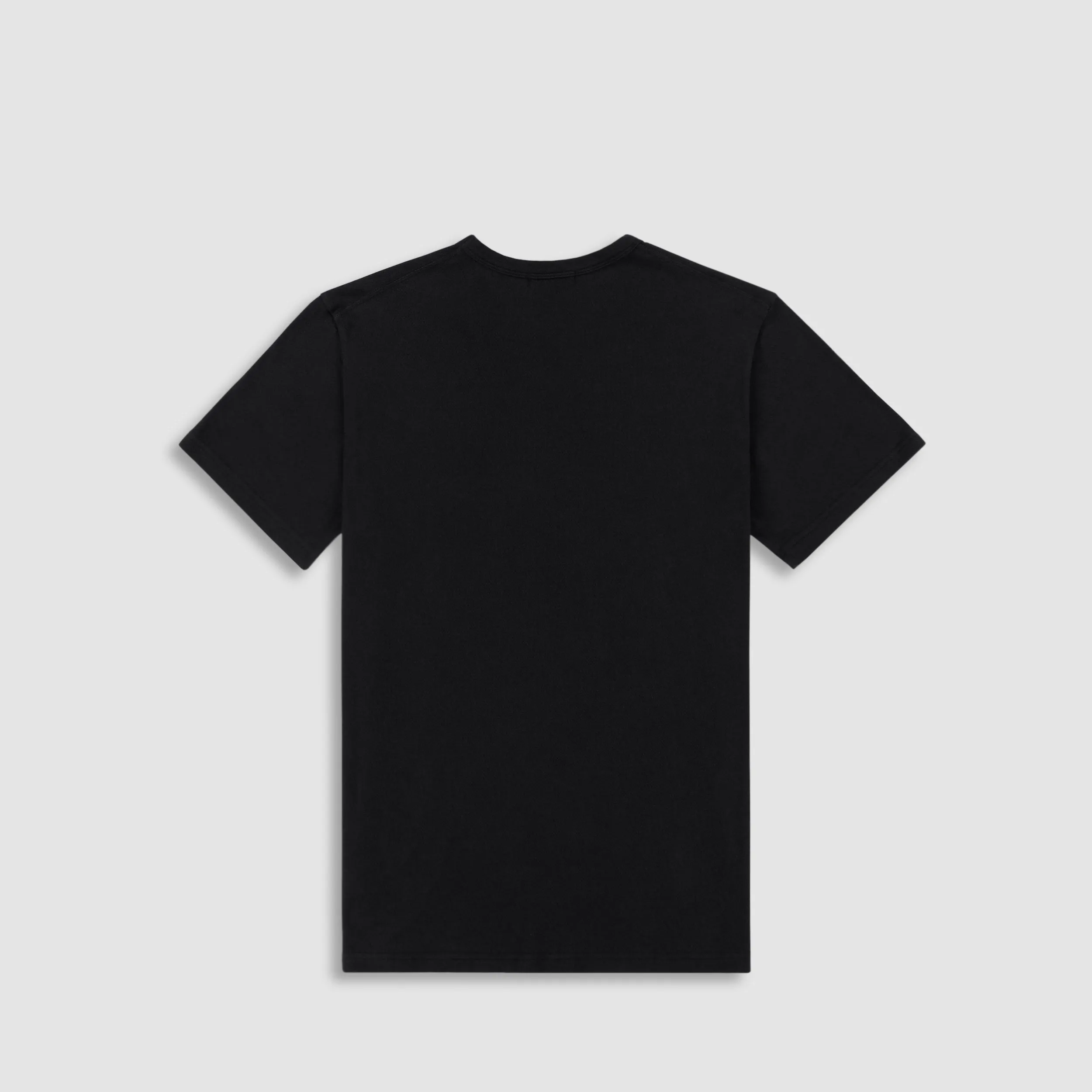 Easy Mesh Crew Neck T-Shirt Black