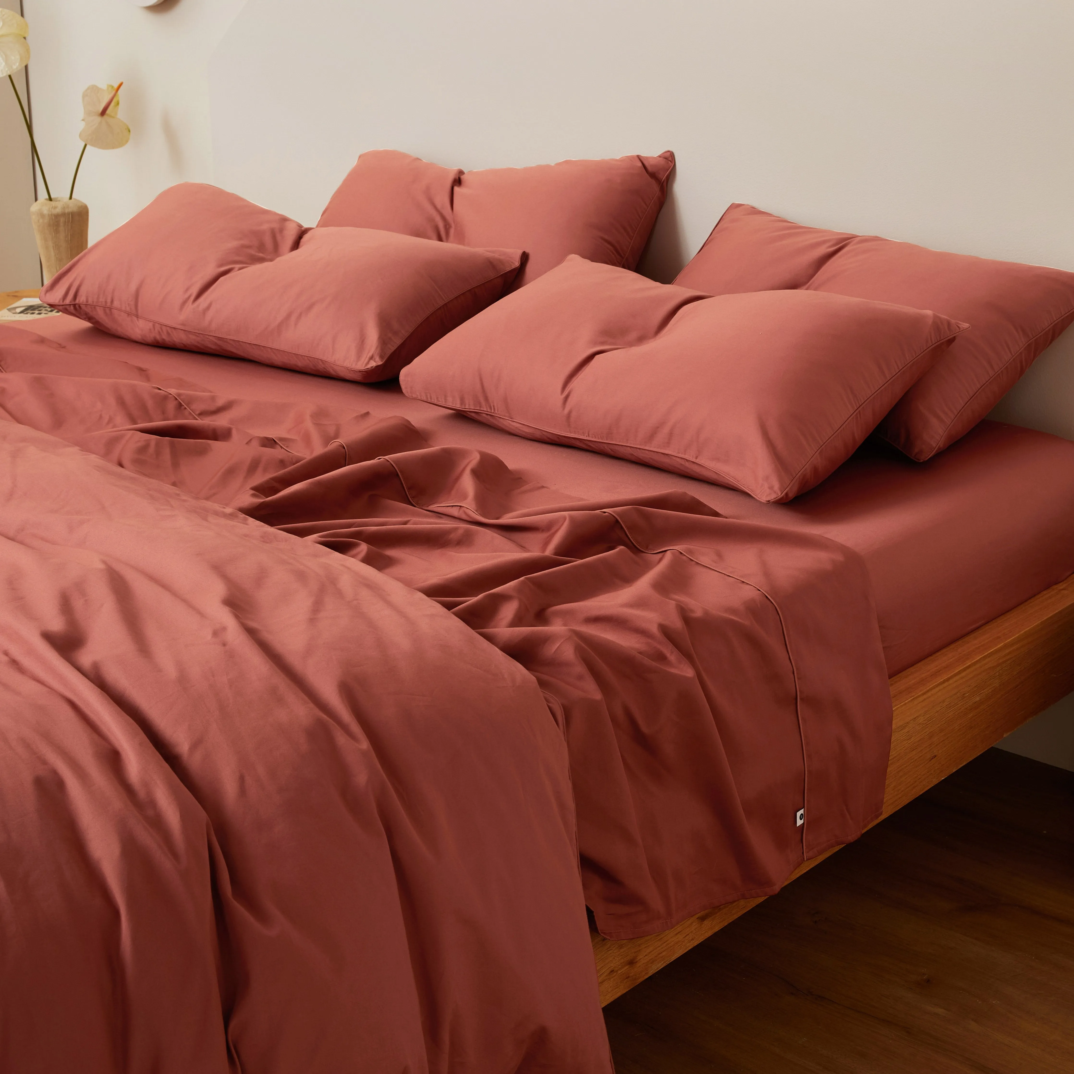 Eden Cotton - Rust Bed Sheets