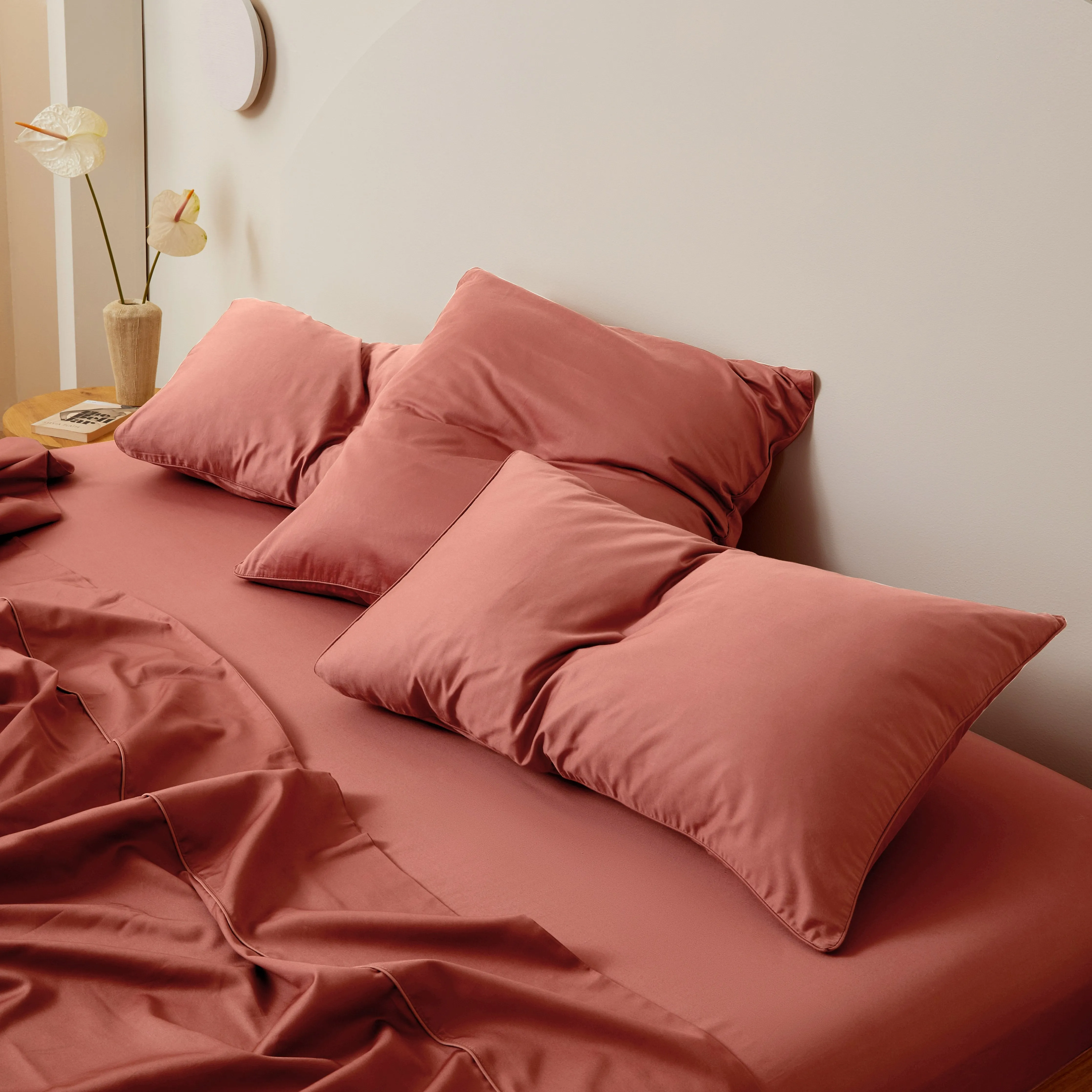 Eden Cotton - Rust Bed Sheets