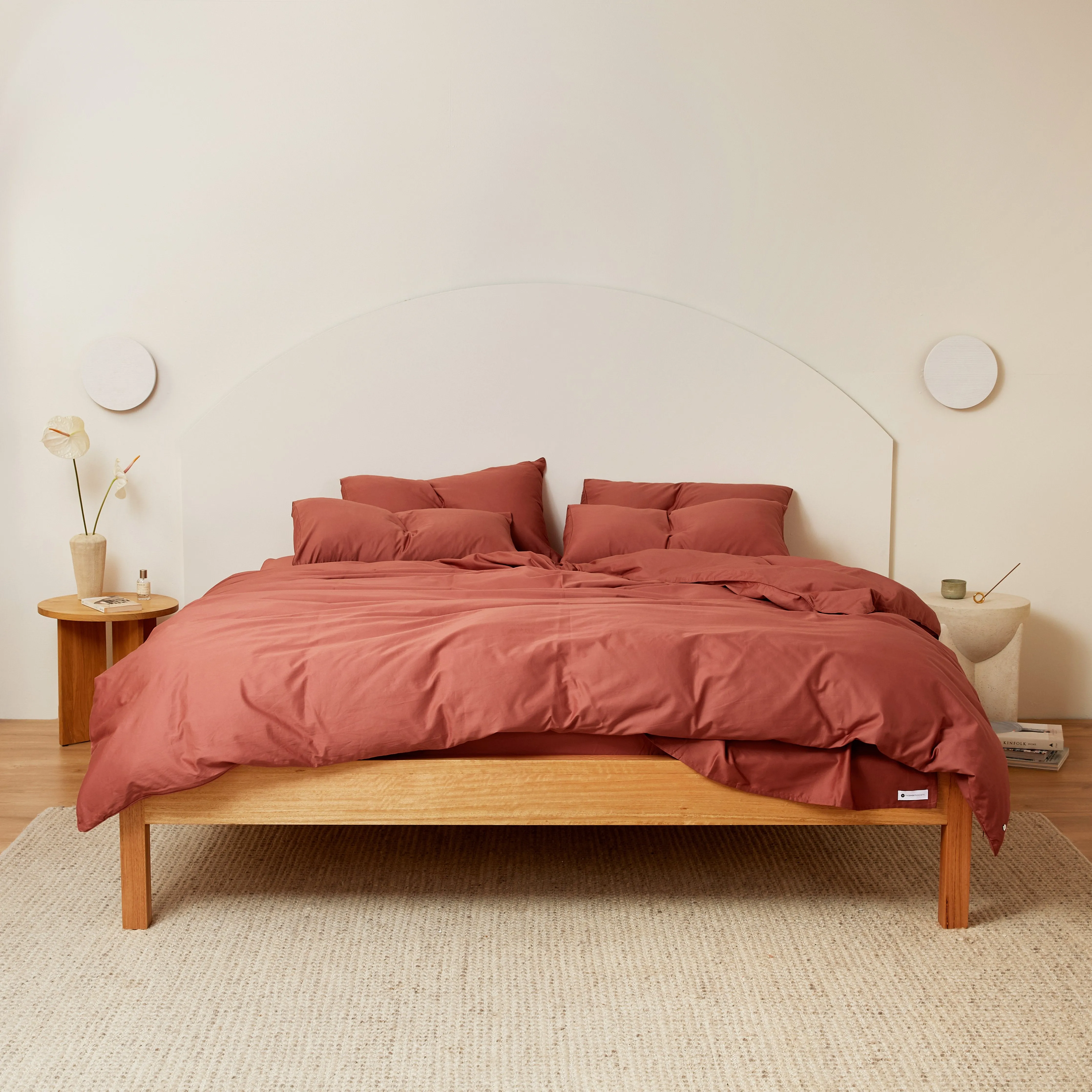 Eden Cotton - Rust Bed Sheets