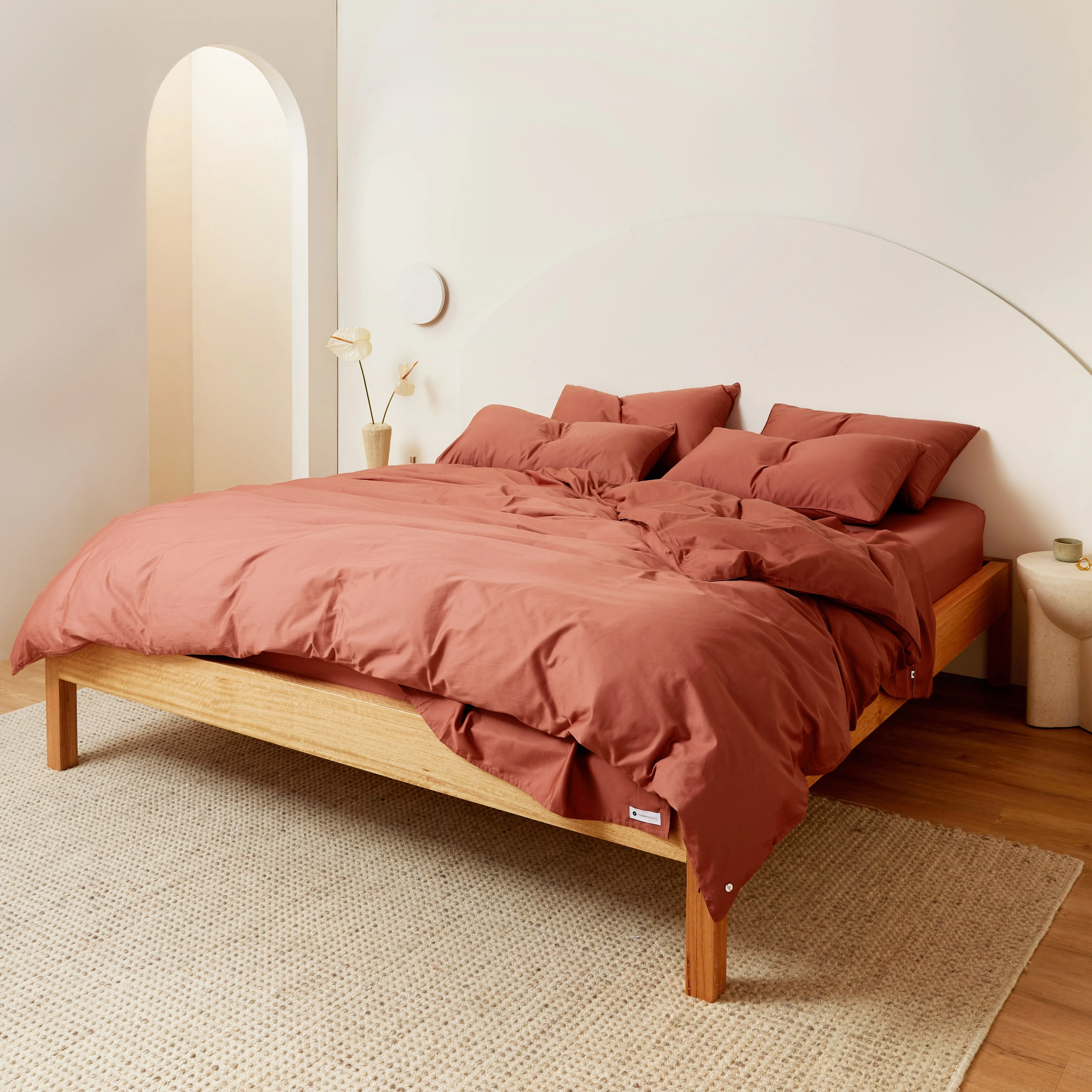 Eden Cotton - Rust Bed Sheets