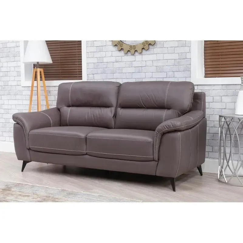 Ella Static Fabric Sofa Range - Brown