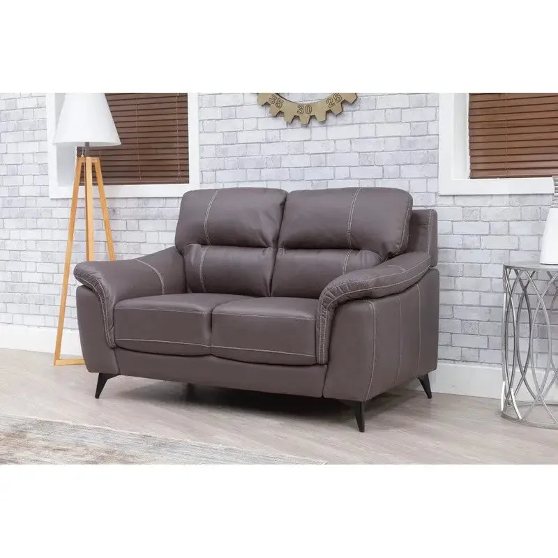 Ella Static Fabric Sofa Range - Brown