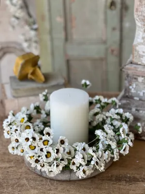 Fairchild Daisy Candle Ring | 14" | NOT CURRENTLY IN STOCK-New For Spring 2025!