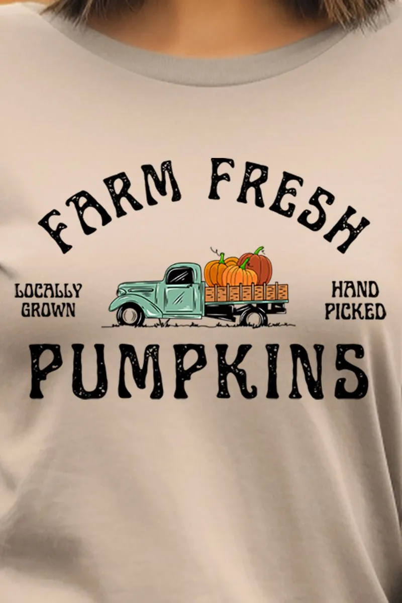 Farm Fresh Pumpkins Short Sleeve Relaxed Fit T-Shirt