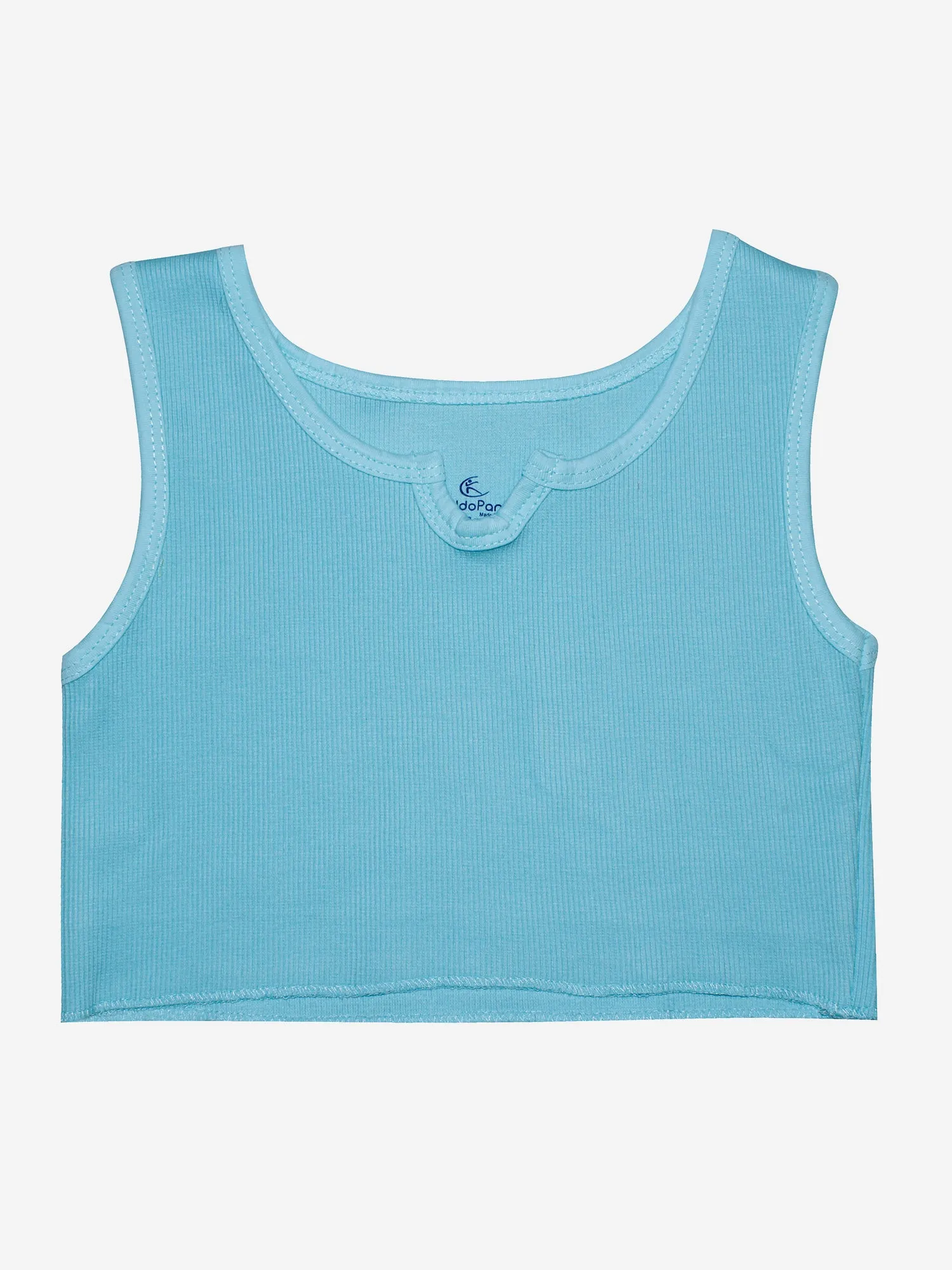 Girls Rib Crop Tank Top