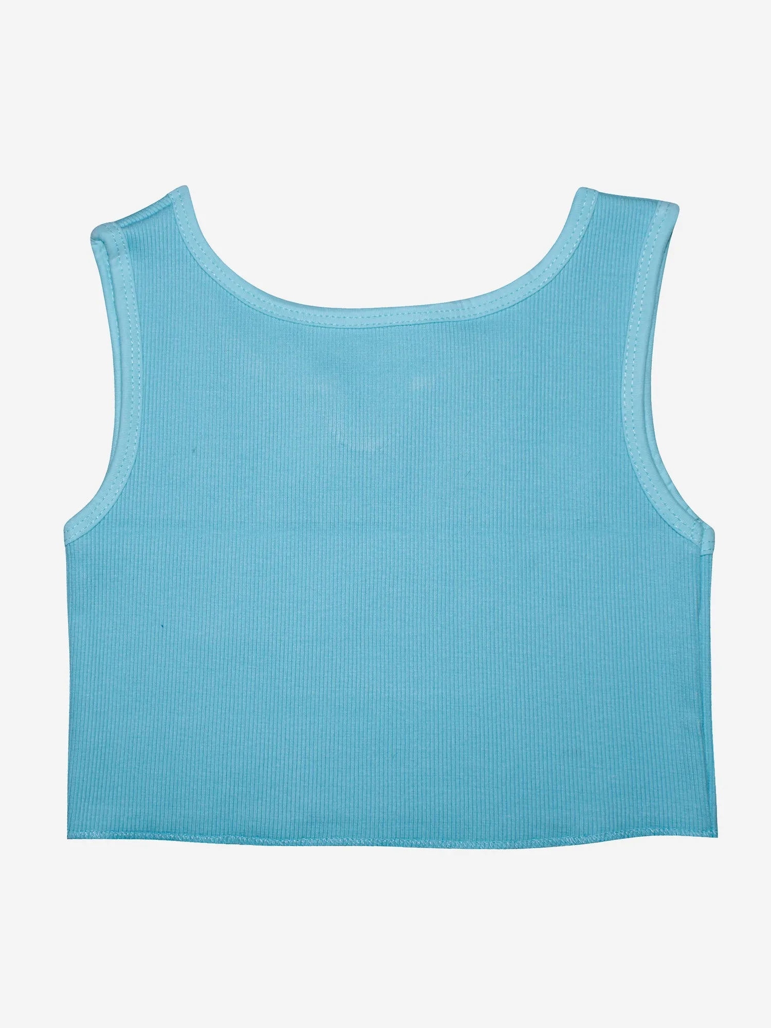 Girls Rib Crop Tank Top