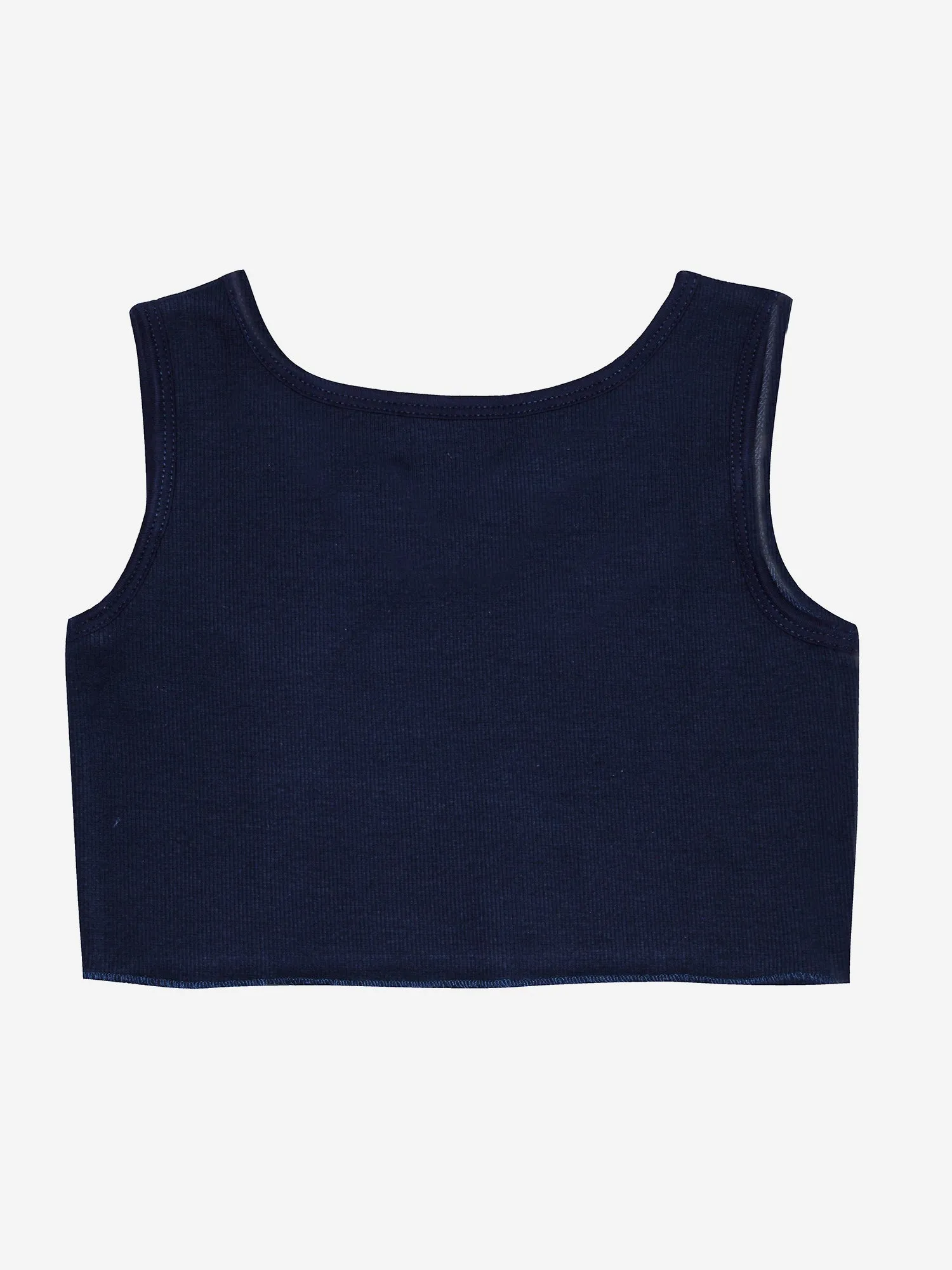 Girls Rib Crop Tank Top