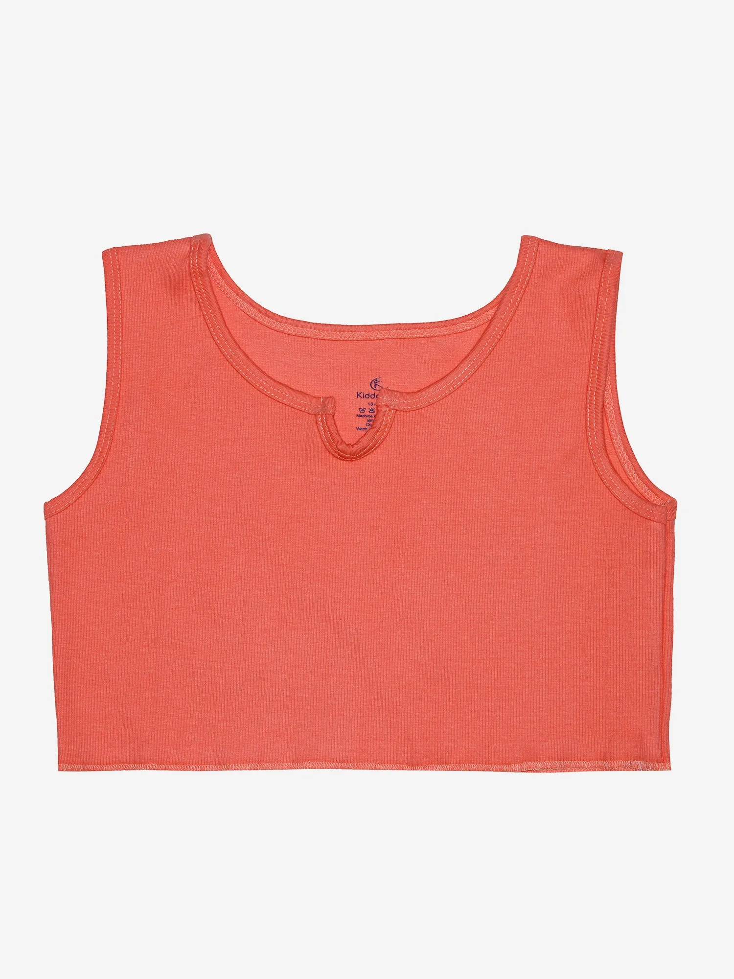 Girls Rib Crop Tank Top