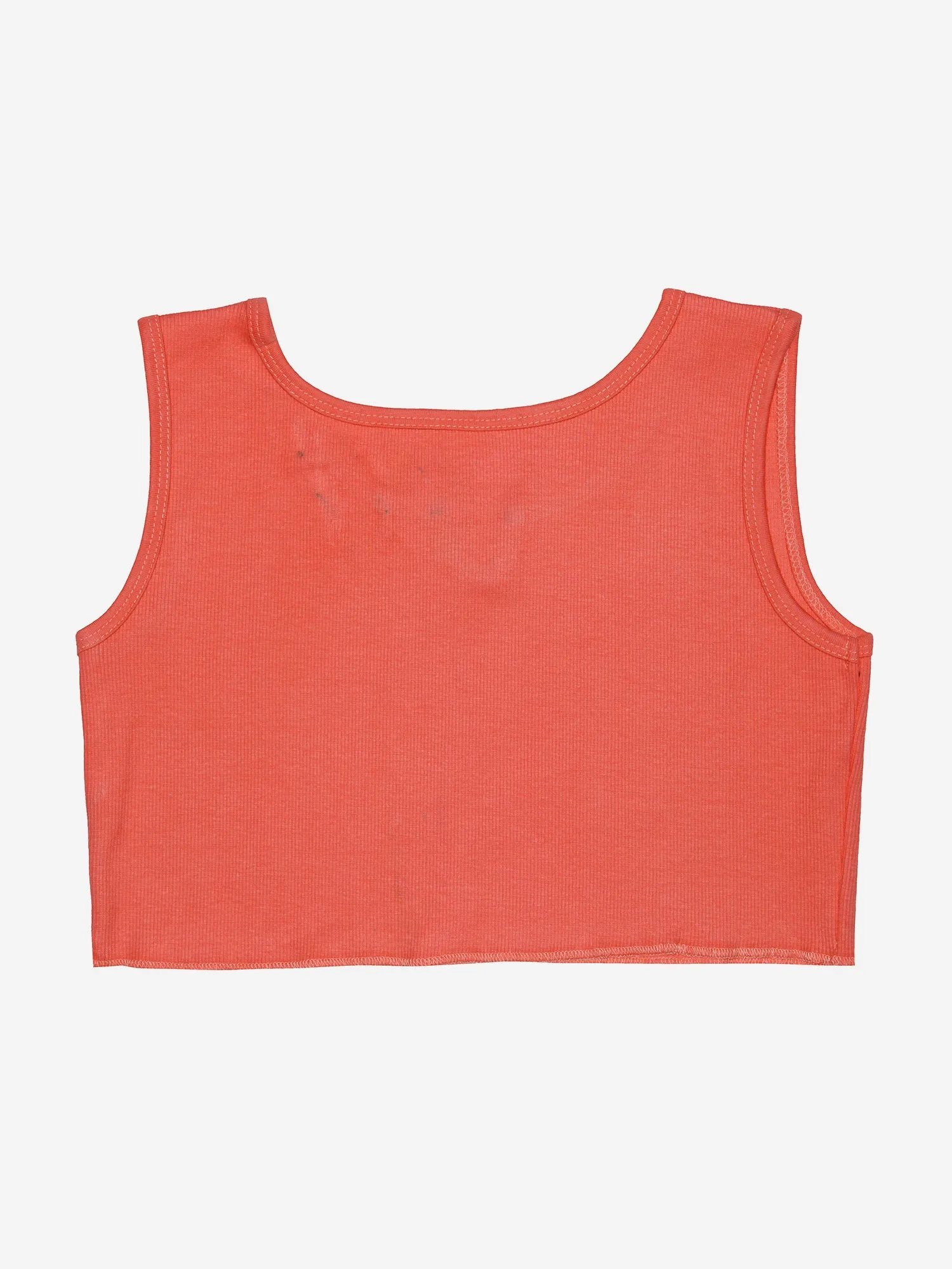 Girls Rib Crop Tank Top