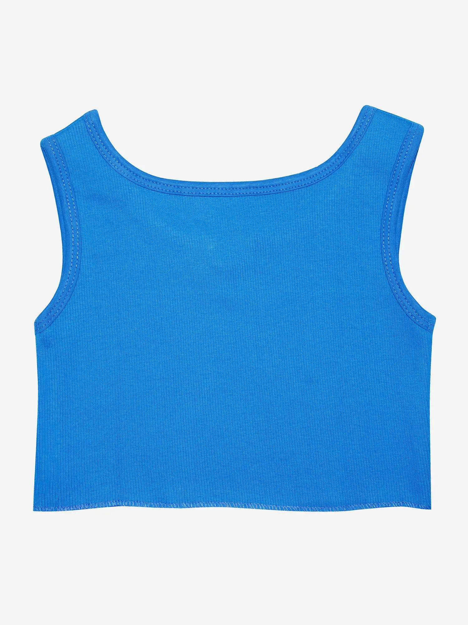 Girls Rib Crop Tank Top