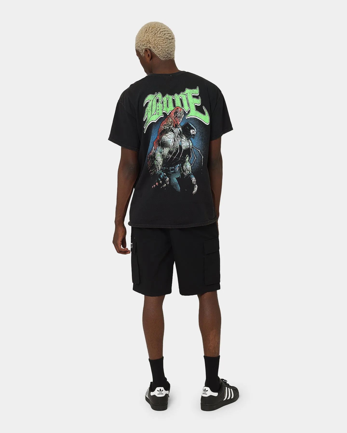 Goat Crew X DC Batman Bane Metal Vintage T-Shirt Black Wash