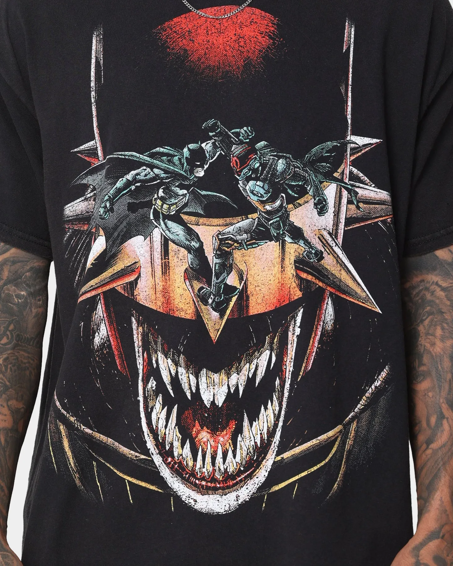 Goat Crew X DC Batman Who Laughs Vintage T-Shirt Black Wash