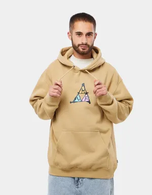 HUF No-Fi Triple Triangle Pullover Hoodie - Oatmeal