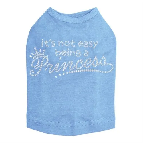 It's Not Easy Being A Princess Rhinestone Tank- Many Colors