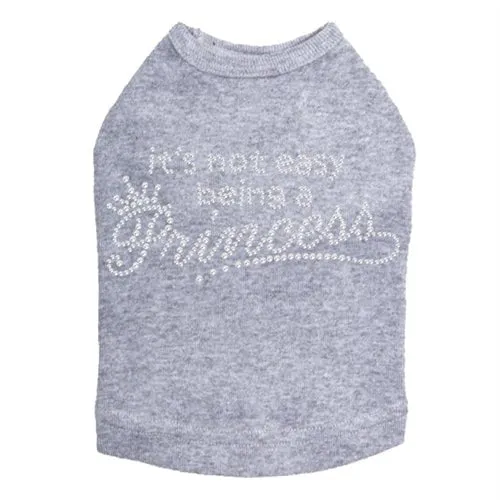 It's Not Easy Being A Princess Rhinestone Tank- Many Colors