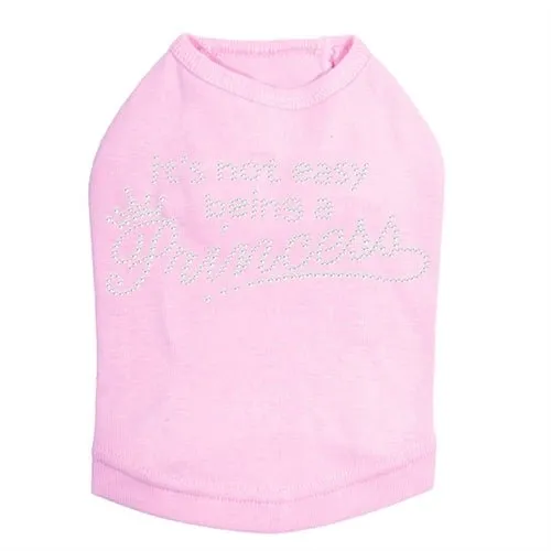 It's Not Easy Being A Princess Rhinestone Tank- Many Colors