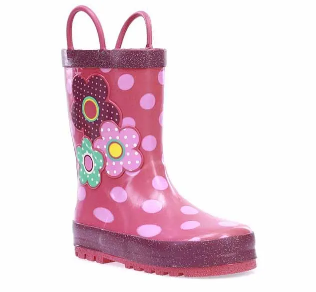 Kids Flower Cutie Rain Boot - Pink