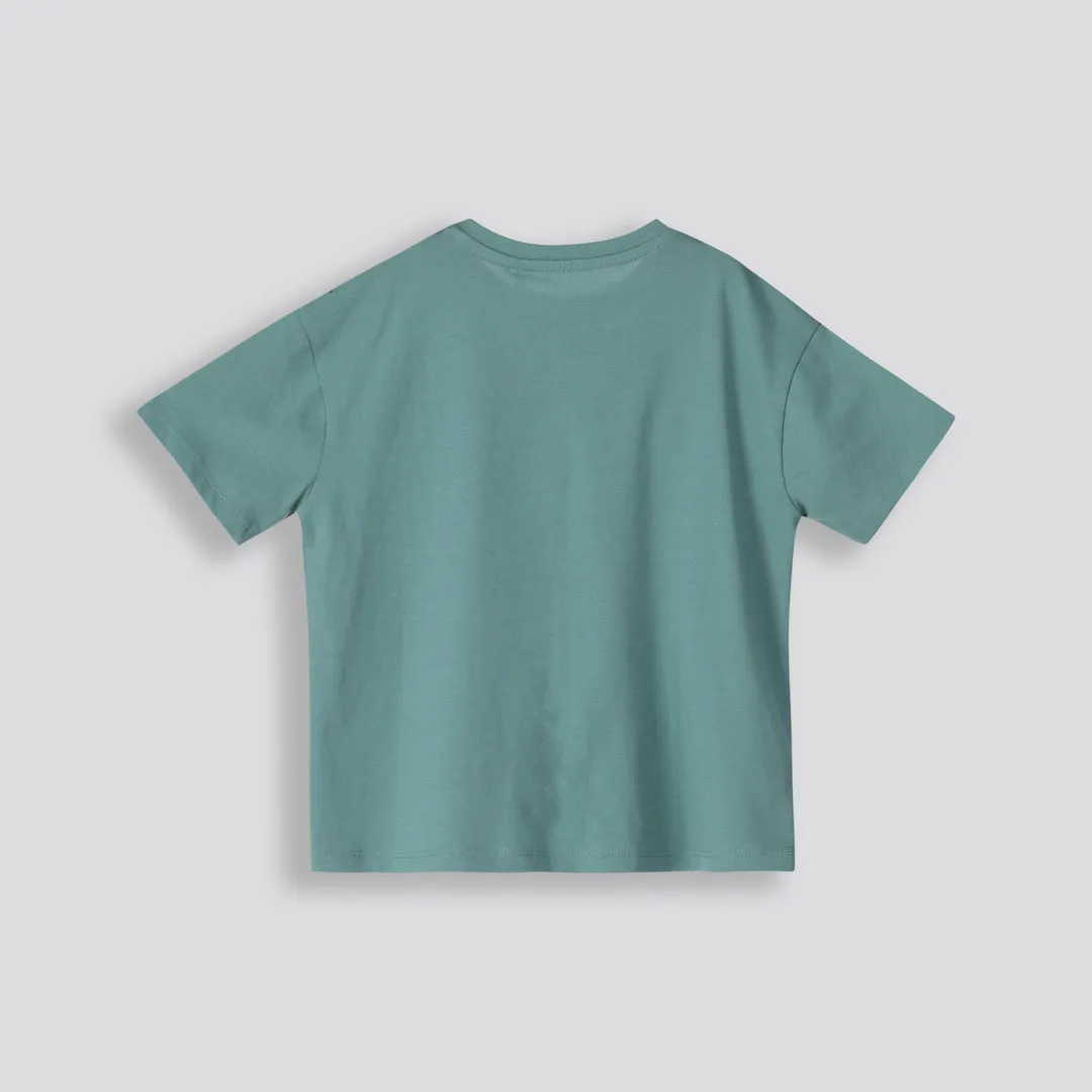 Kids Statement Tee _ 153152 _ Green