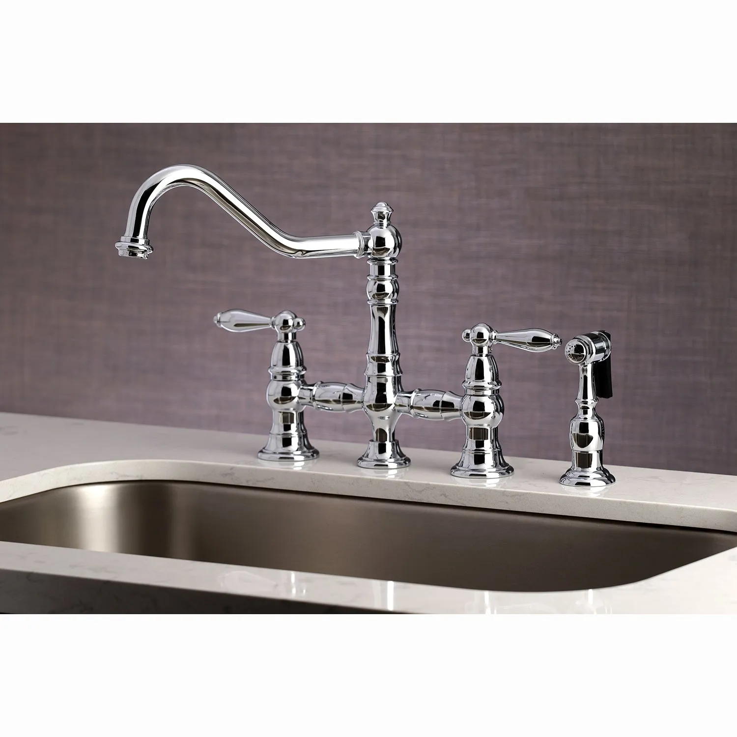 Kitchen Faucet With Side Sprayer