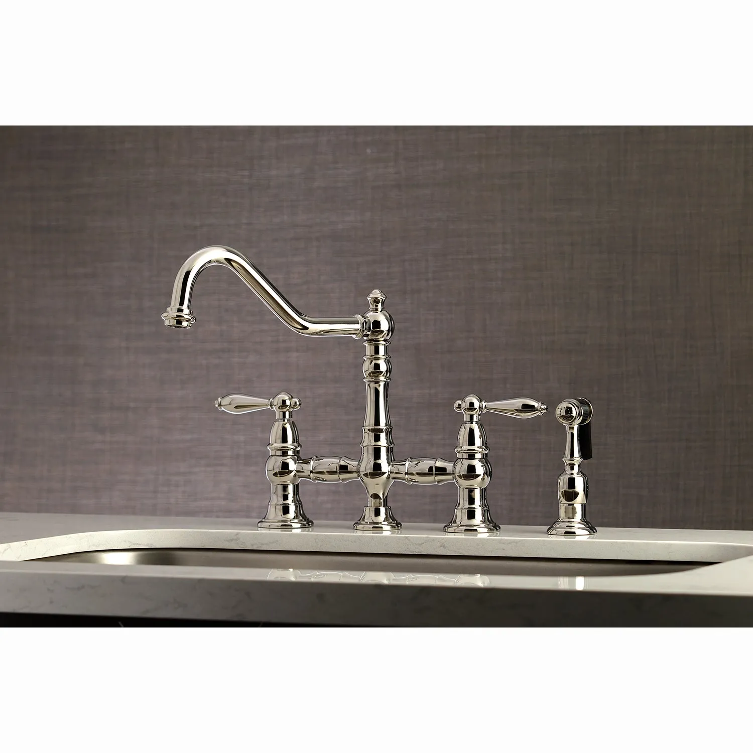 Kitchen Faucet With Side Sprayer