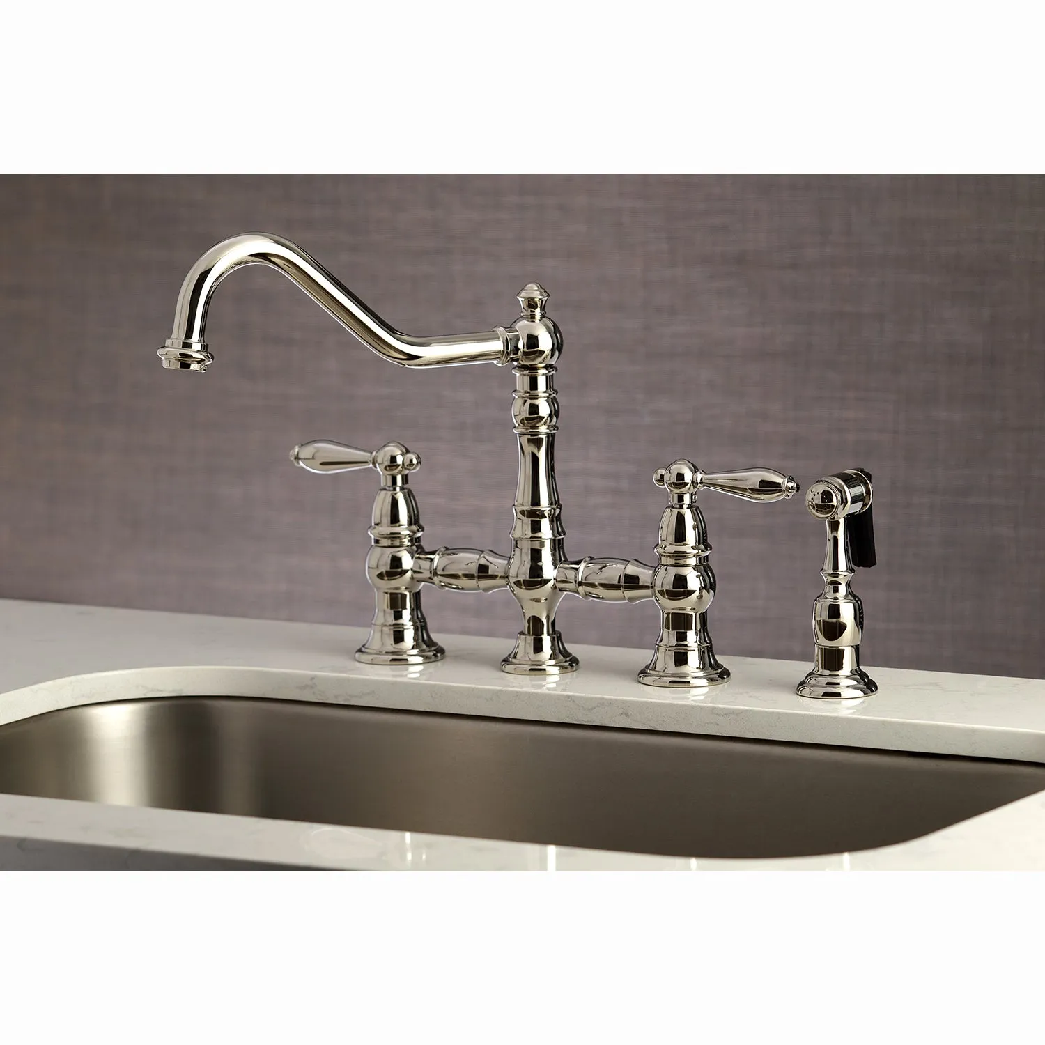 Kitchen Faucet With Side Sprayer