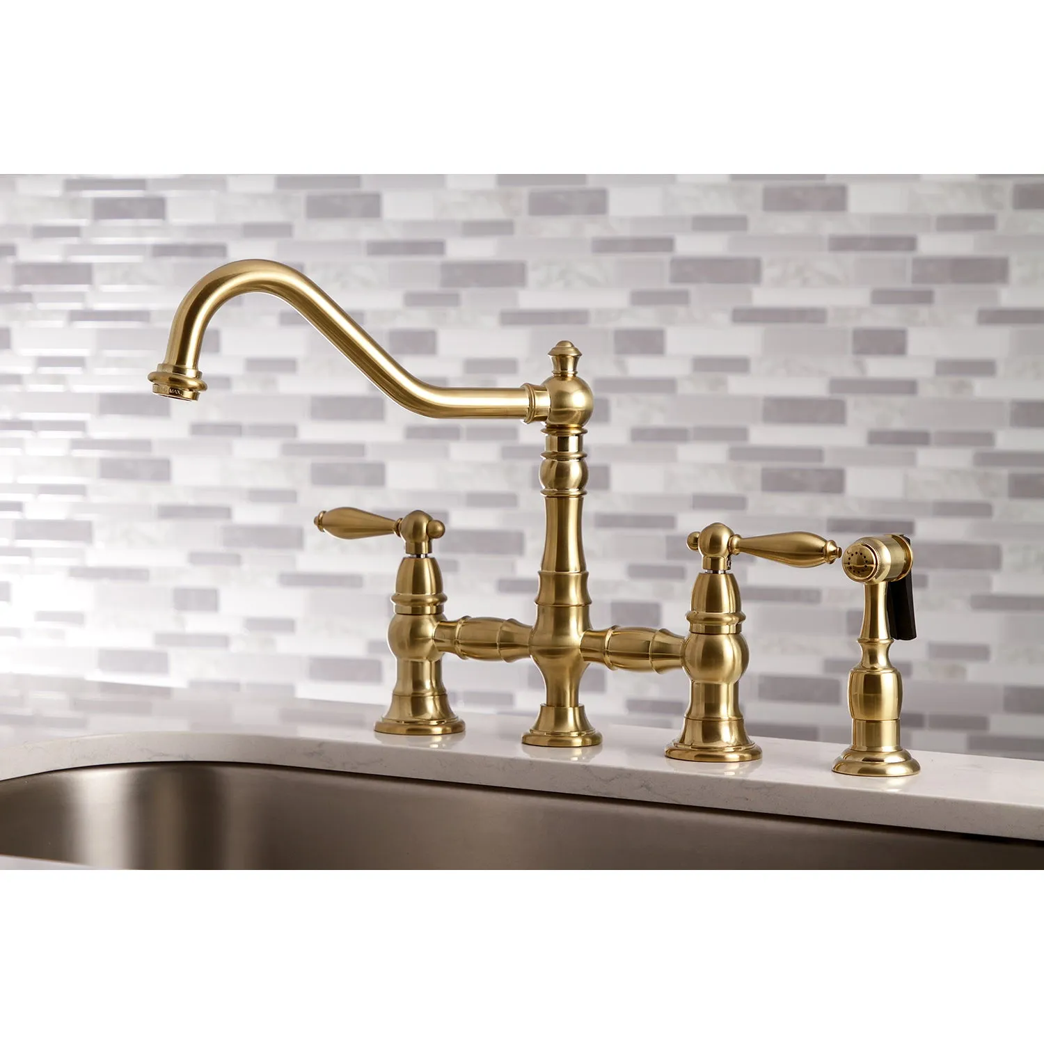 Kitchen Faucet With Side Sprayer