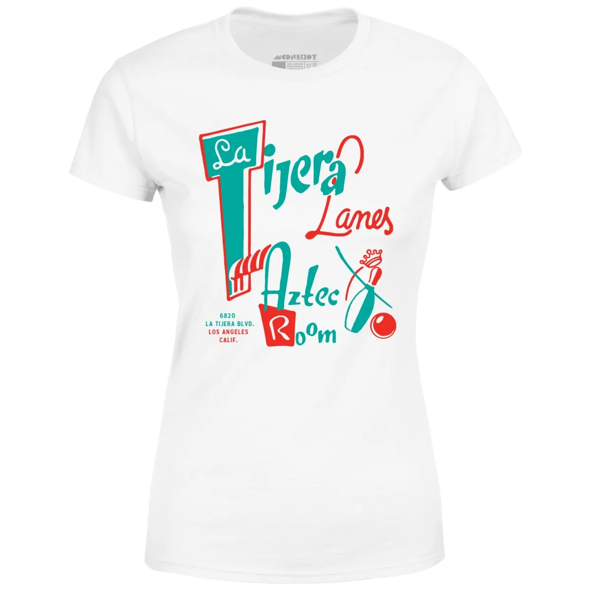 La Tijera Lanes - Los Angeles, CA - Vintage Bowling Alley - Women's T-Shirt