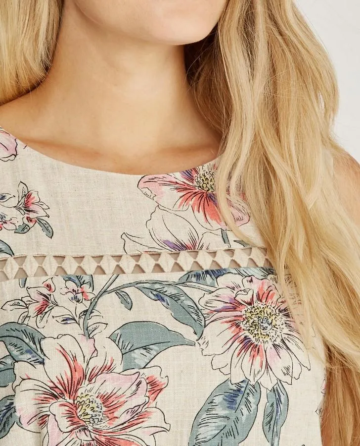 Lily Floral Print Shift Dress