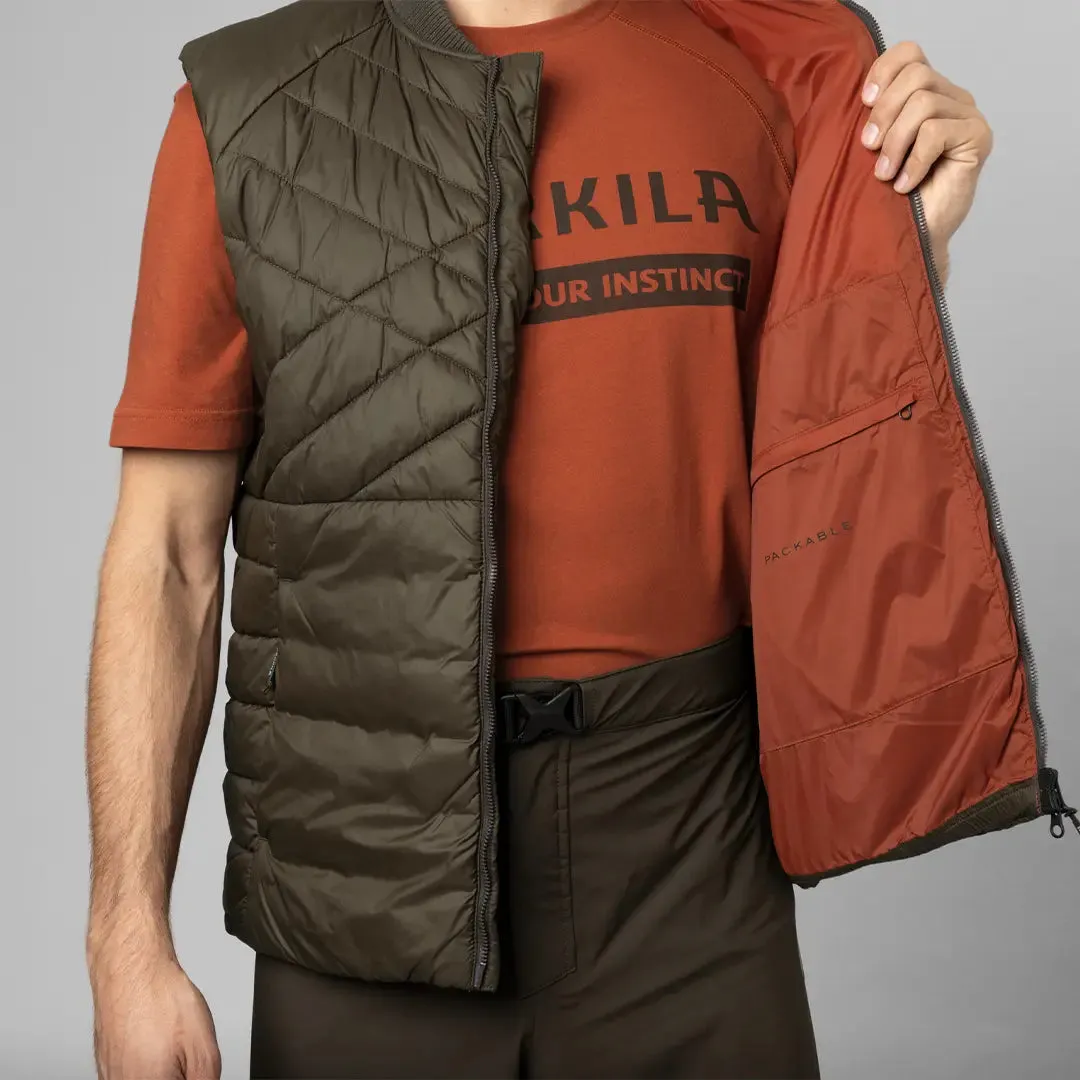 Logmar Insulated Packable Waistcoat - Willow Green by Harkila