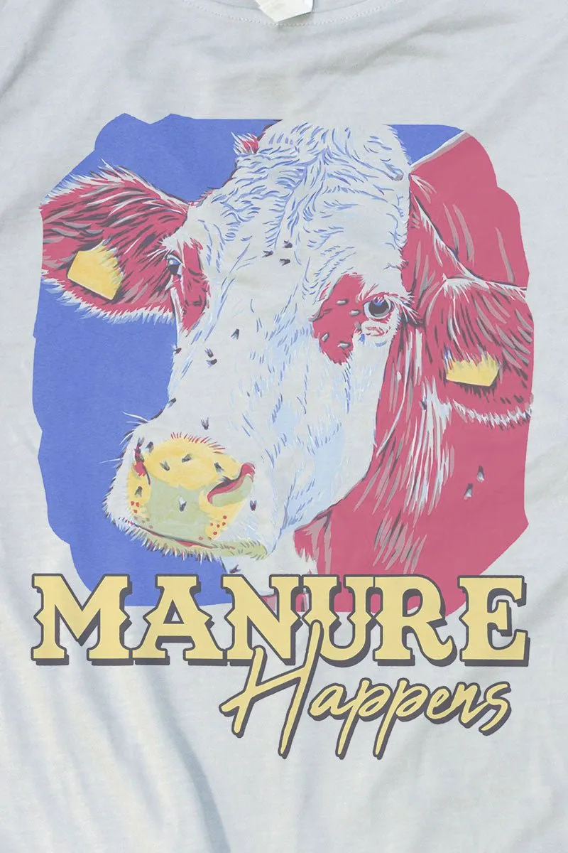 Manure Happens Adult Fusion ChromaSoft Performance T-Shirt