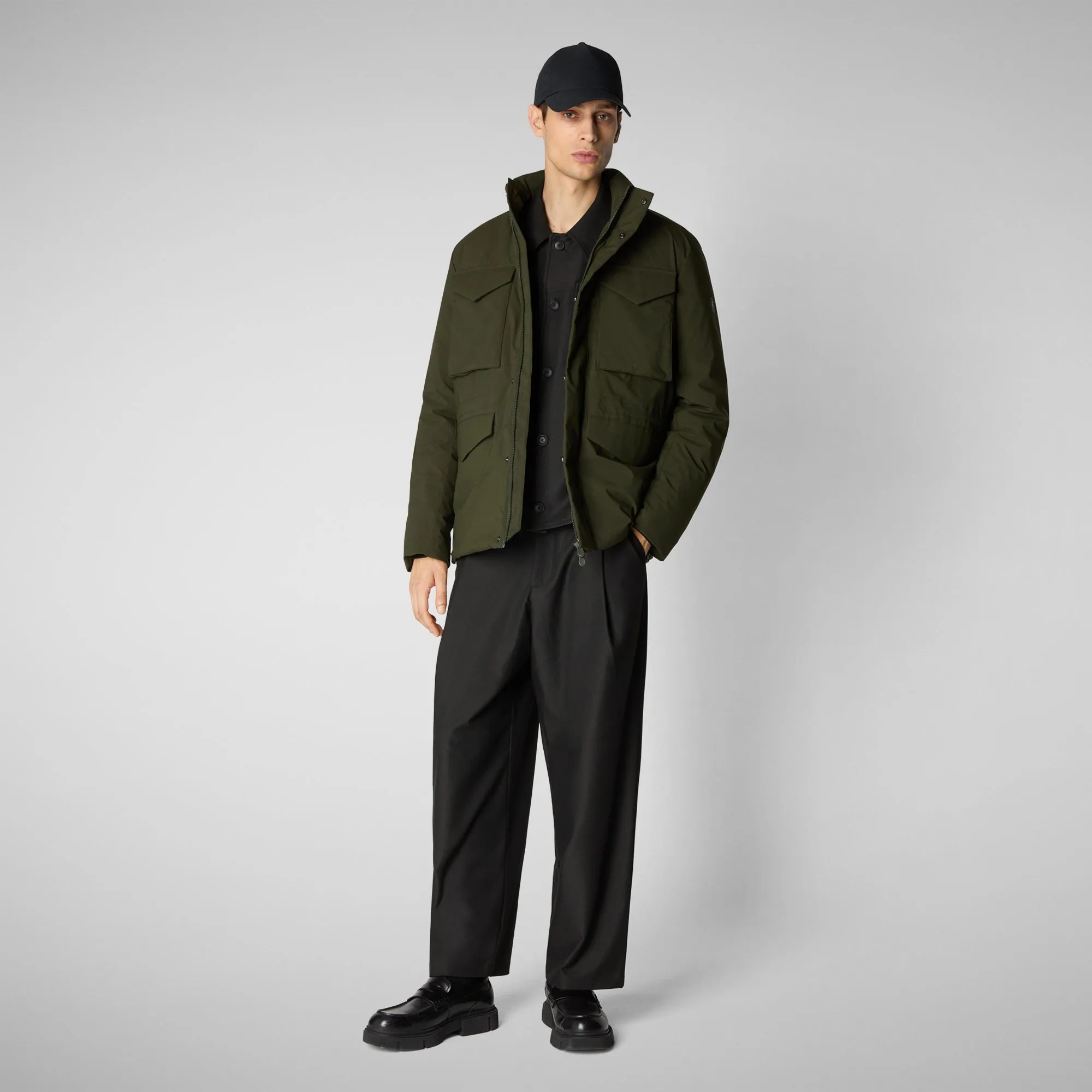 Men's jacket trenton in land green