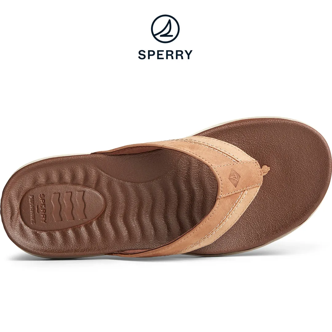 Men's PLUSHWAVE Thong Sandal Tan (STS23332)