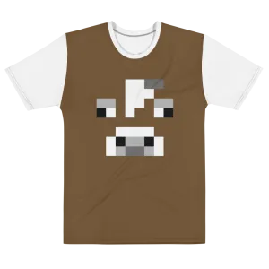 Minecraft Cow Unisex Short Sleeve T-Shirt