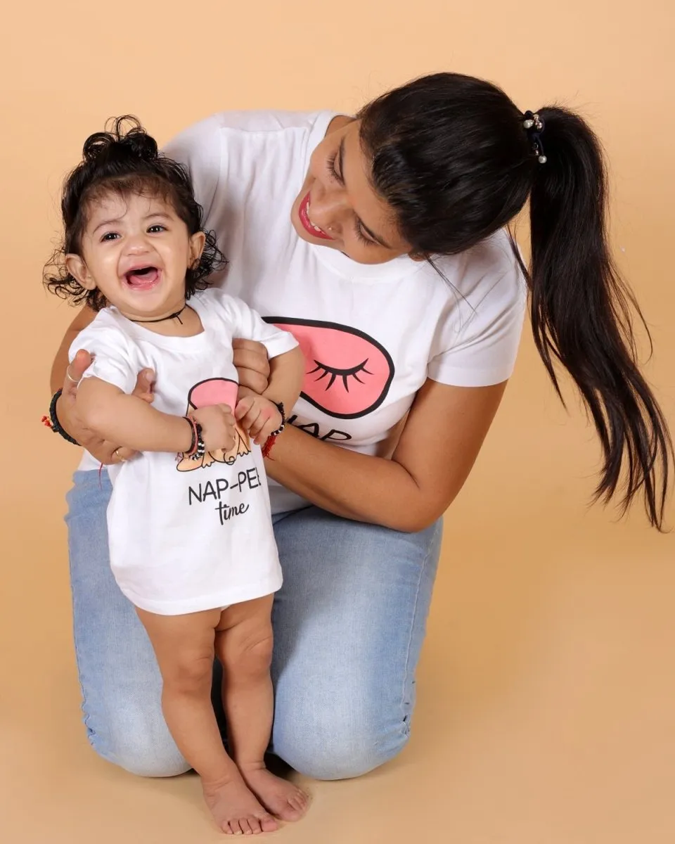 Nap Time Matching Family T-shirt- Combo of 2