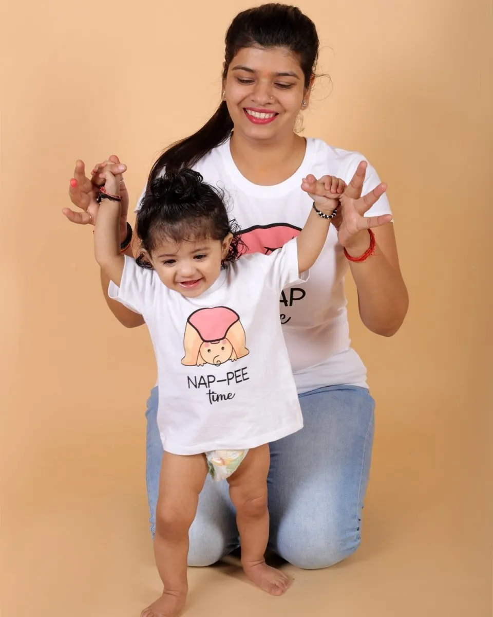 Nap Time Matching Family T-shirt- Combo of 2