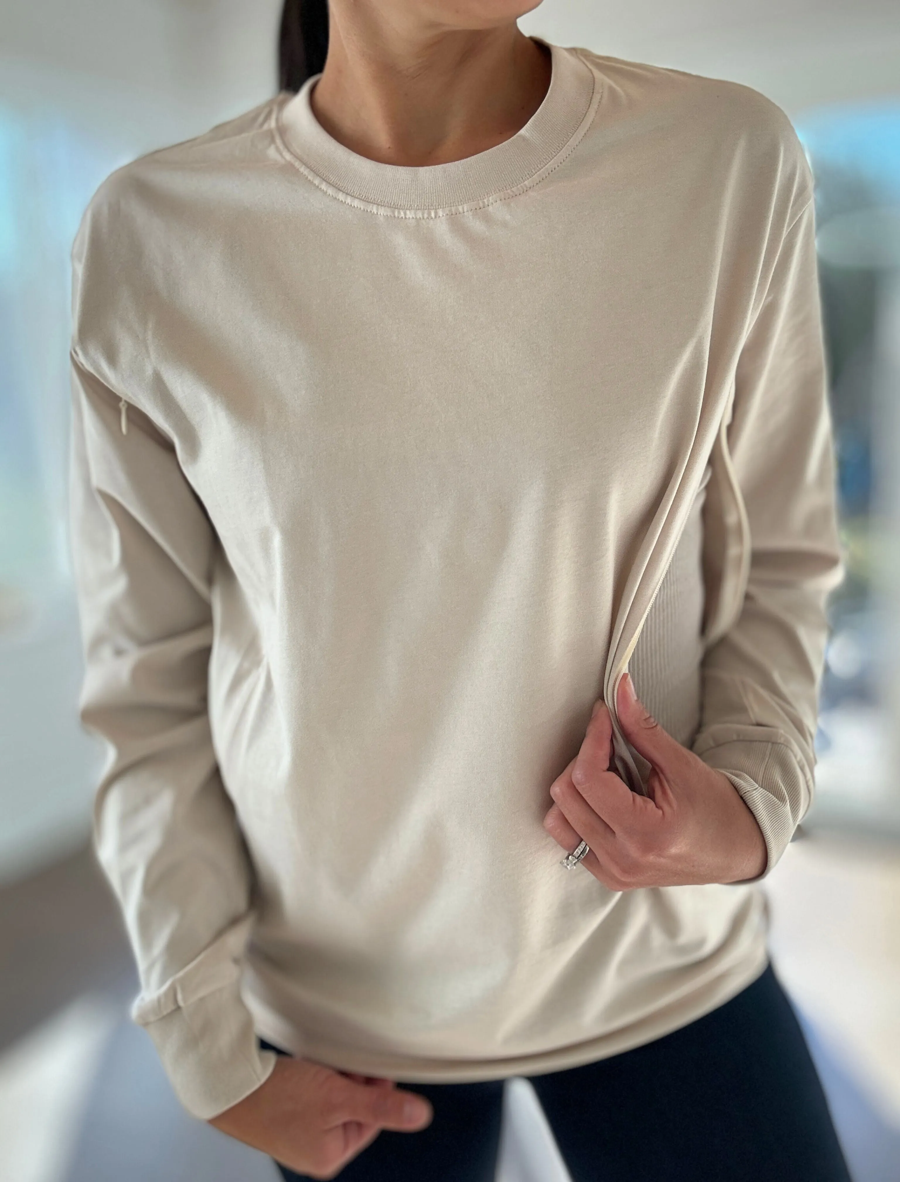 Nursing Cafe Long Sleeve Comfort Tee