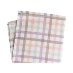 Pastel Plaid Pocket Square